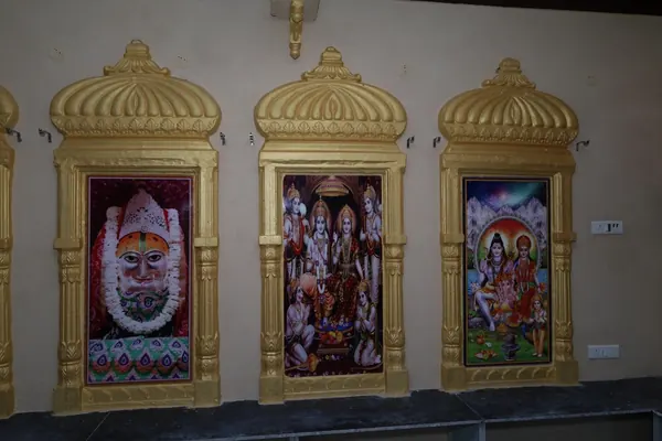 Temple shrines inside Maharishi Ashram