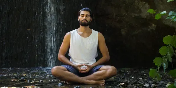 Meditation beside a waterfall – the Vedic way of life at Maharishi Ashram